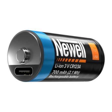 Newell CR123A USB-C - 2x akumulator/bateria CR123A, USB-C, 700mAh